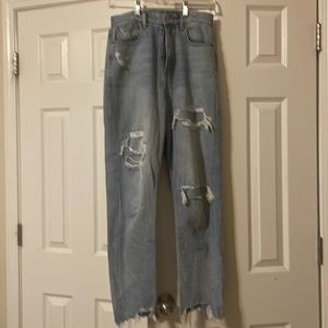 American Eagle ripped jeans